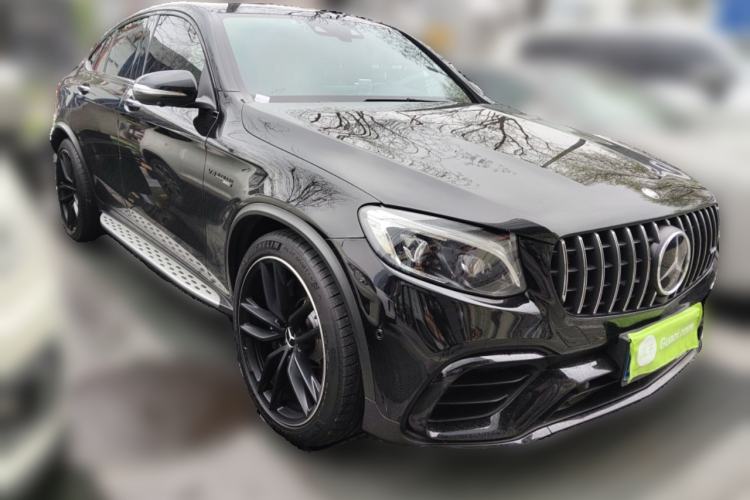 Used Mercedes-Benz GLC Coupe AMG 2018 AMG GLC 63 4MATIC+ Coupe SUV Front Right 45 Deg