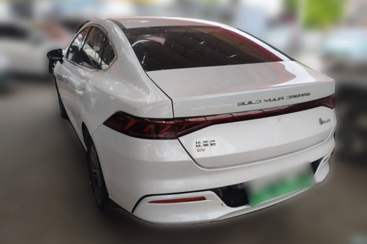 Used BYD Qin PLUS 2021 EV 400KM Leading Comfort Edition Rear Left 45 Deg