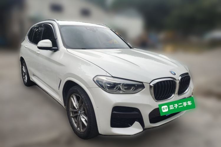 Used BMW X3 2020 xDrive25i M Sport Package Front Right 45 Deg