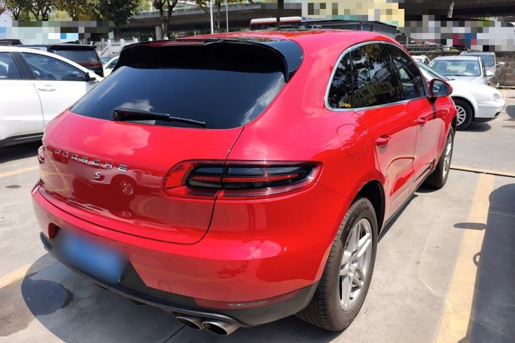 Used Porsche Macan 2017 Macan S 3.0T Rear Right 45 Deg