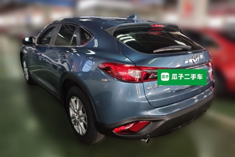 Used Mazda CX-4 2018 2.0L Automatic Two-Wheel Drive Blue Sky Luxury Edition Rear Left 45 Deg