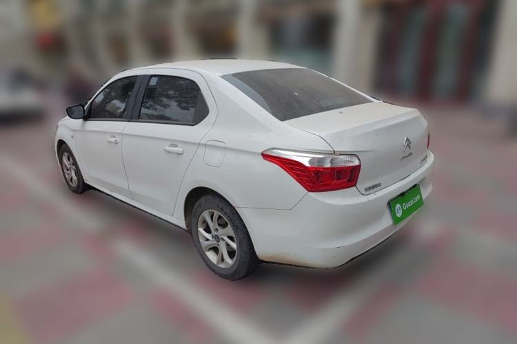 Used Citroen Elysee 2015 Zhishang Edition 1.6L Manual Fashion Model Rear Left 45 Deg