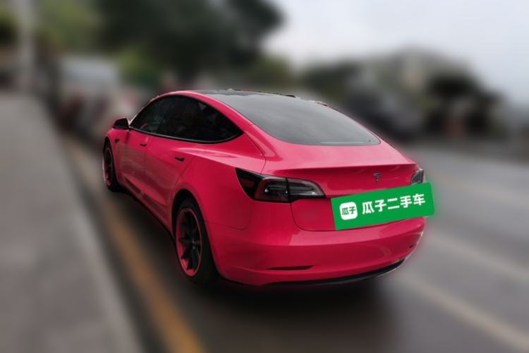 Used Tesla Model 3 2022 Rear-Wheel-Drive Version Rear Left 45 Deg