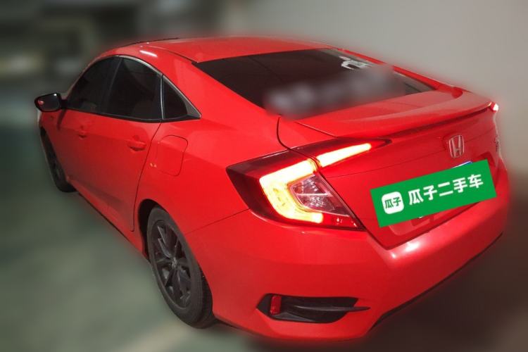 Used Honda Civic 2019 220TURBO CVT Dynamic Edition China VI Rear Left 45 Deg