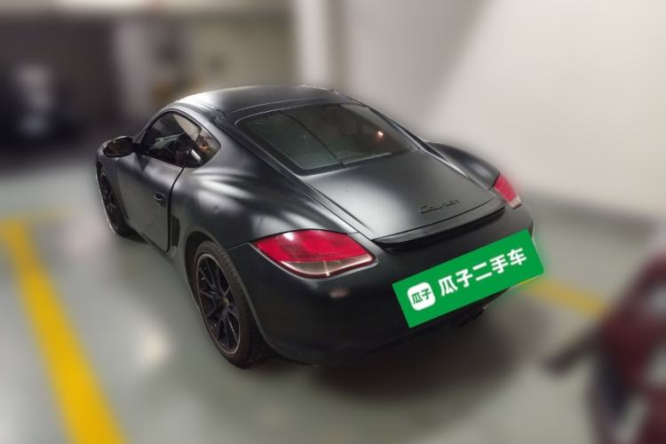 Used Porsche Cayman 2012 Cayman Black Edition 2.9L Rear Left 45 Deg