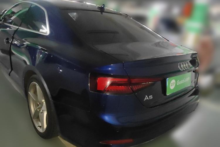 Used Audi A5 2019 Coupe 40 TFSI Fashion Edition China V Emission Standard Rear Left 45 Deg