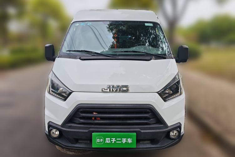 Used JMC Transit 2019 2.8T Commercial Version Long Wheelbase Mid-Roof 6-Seater Rear Single Tire China VI Emission Standard – JX493
