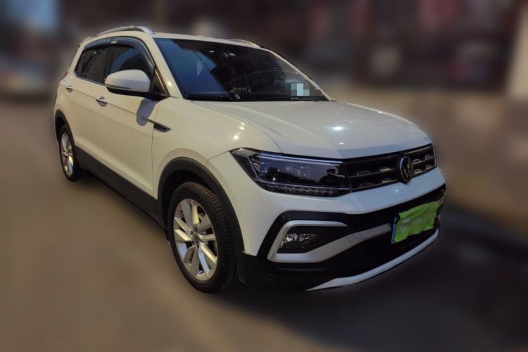 Used Volkswagen T-Cross 2021 280TSI DSG Comfort Edition Front Right 45 Deg