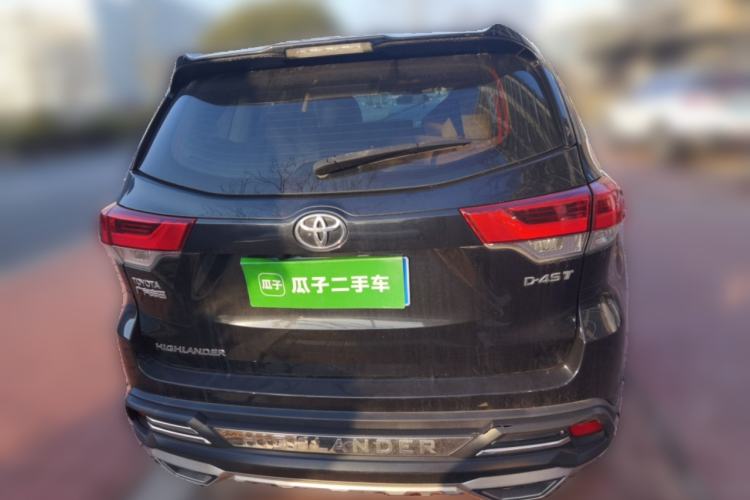 Used Toyota Highlander 2018 2.0T Two-Wheel Drive Elite Edition 7 Seats Emission Standard China V Rear