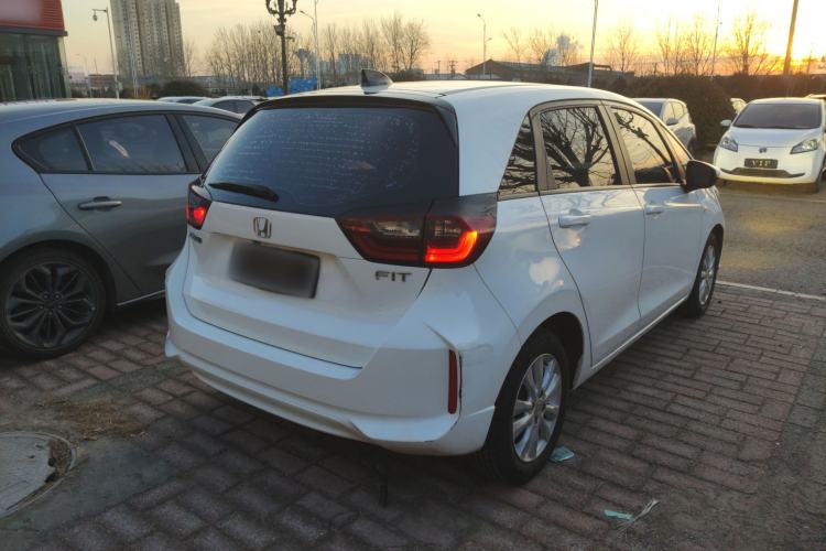 Used Honda Fit 2021 1.5L CVT Trend Edition Rear Right 45 Deg