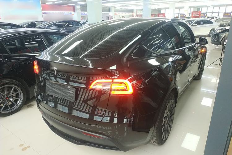 Used Tesla Model Y 2022 Revised Version Rear-Wheel Drive Rear Right 45 Deg