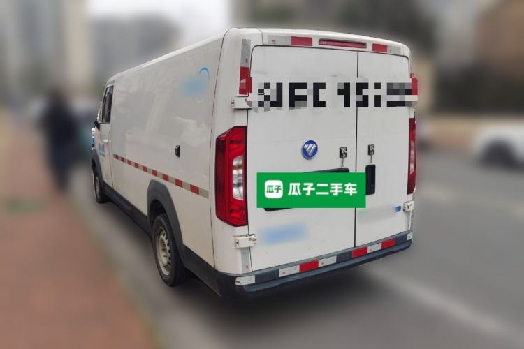 Used Foton Intelligent Blue Elf E7 2023 Pure Electric Van Flat Roof 2 Seats CATL 46.36 kWh Rear Left 45 Deg