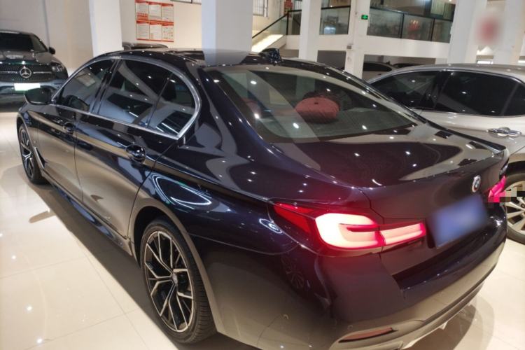 Used BMW 5 Series 2022 Restyled 530Li Luxury Edition M Sport Package Rear Left 45 Deg