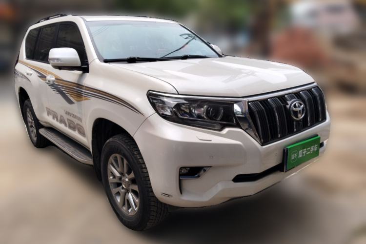 Used Toyota Prado 2018 3.5L Automatic TX-L with Rear-Mounted Spare Tire Front Right 45 Deg