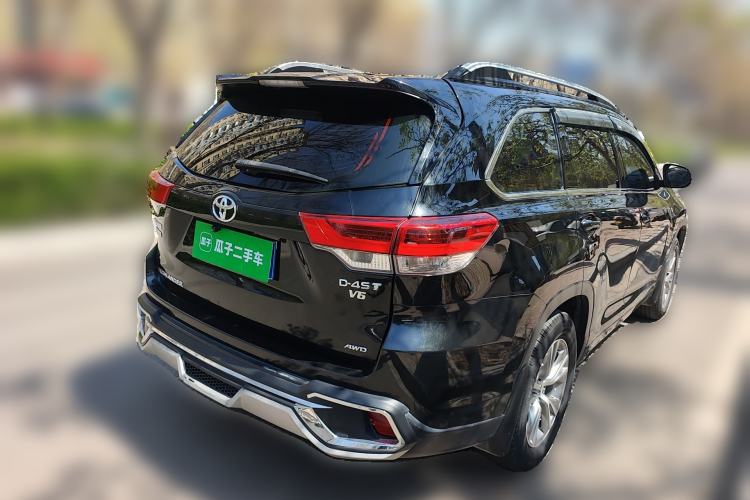 Used Toyota Highlander 2018 2.0T Four-Wheel Drive Elite Edition 7 Seats China VI Standard Rear Right 45 Deg