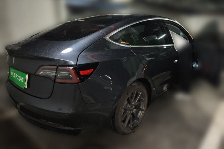 Used Tesla Model 3 2019 Long-Range Rear-Wheel-Drive Version Rear Right 45 Deg