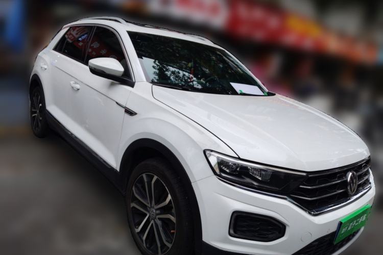 Used Volkswagen T-ROC 2019 280TSI DSG Four-Wheel Drive Luxury Version China V Standard Front Right 45 Deg