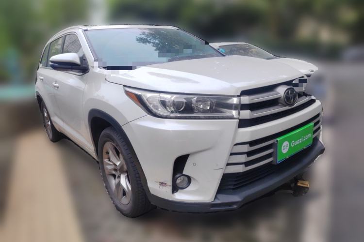 Used Toyota Highlander 2018 2.0T Four-Wheel Drive Luxury Version 7 Seats China VI Standard