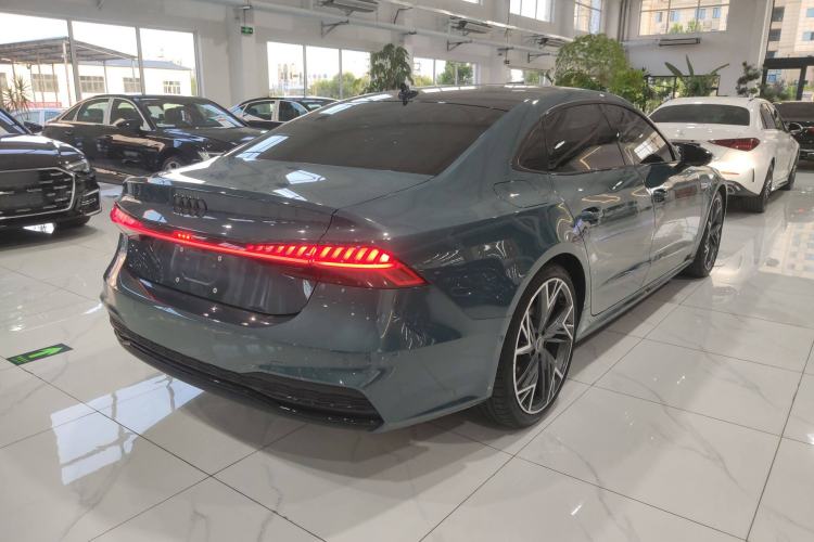 Used Audi A7L 2022 55 TFSI quattro S-line Edition One First Edition Rear Right 45 Deg