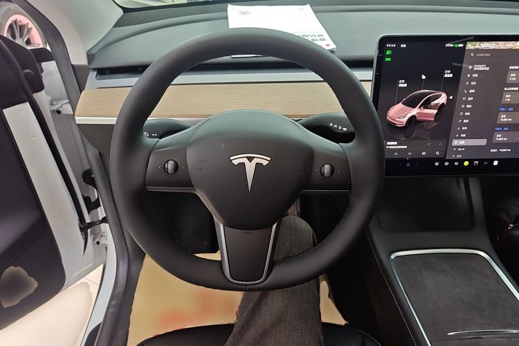 Used Tesla Model Y 2022 Rear-Wheel-Drive Version Steering Wheel