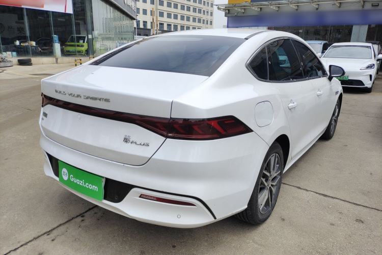 Used BYD Qin PLUS 2021 EV 500KM Premium Model Rear Right 45 Deg