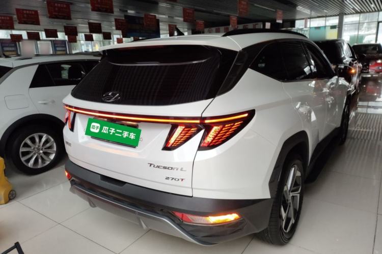 Used Hyundai Tucson 2023 Tucson L 1.5T Automatic Two-Wheel Drive DLX Luxury Edition Rear Right 45 Deg