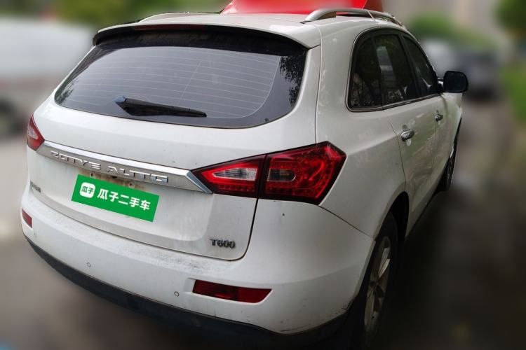 Used Zotye T600 2016 1.5T Manual Elite Edition Rear Right 45 Deg