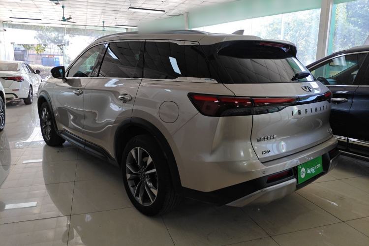 Used Infiniti QX60 2024 2.0T All-Wheel-Drive Excellence Edition Rear Left 45 Deg