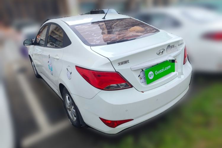 Used Hyundai Verna (older generation) 2016 1.4L Automatic Smart GLS Rear Left 45 Deg