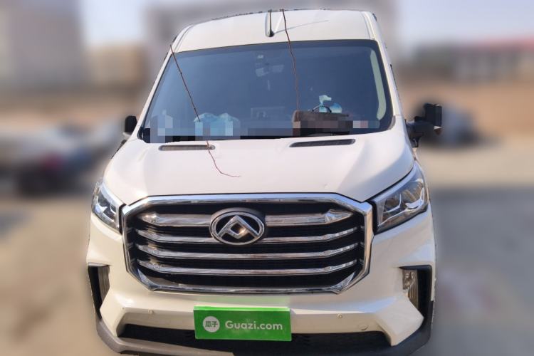 Used SAIC MAXUS Xintu V90 2022 2.0T Automatic ZhiDa Commercial Version Rear-Drive Long Wheelbase High Roof with Single Rear Tire 9-Seater
