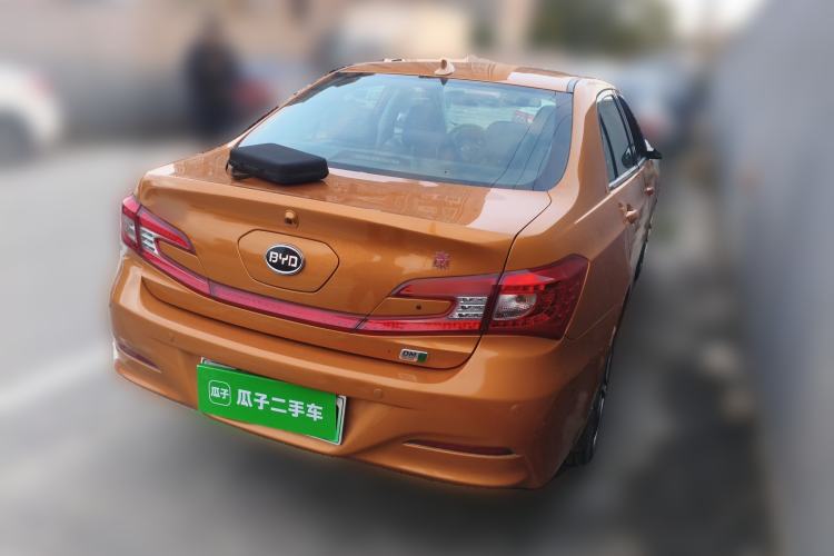 Used BYD Qin New Energy 2014 1.5T Cool Black Knight Flagship Model Rear Right 45 Deg