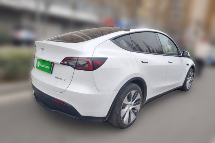 Used Tesla Model Y 2021 Standard Range Rear-Wheel Drive Version Rear Right 45 Deg