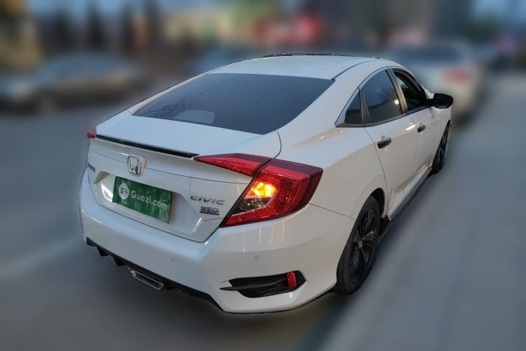 Used Honda Civic 2019 220TURBO CVT Dynamic Edition China V Emission Standard Rear Right 45 Deg