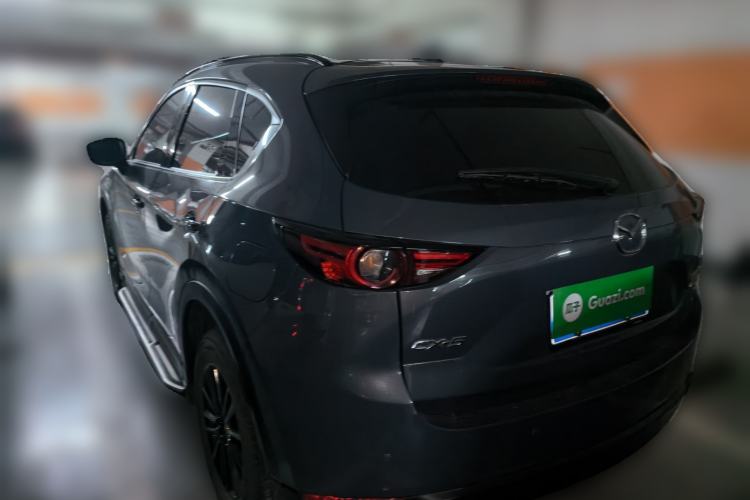 Used Mazda CX-5 2021 2.0L Automatic Two-Wheel Drive Black Knight Rear Left 45 Deg