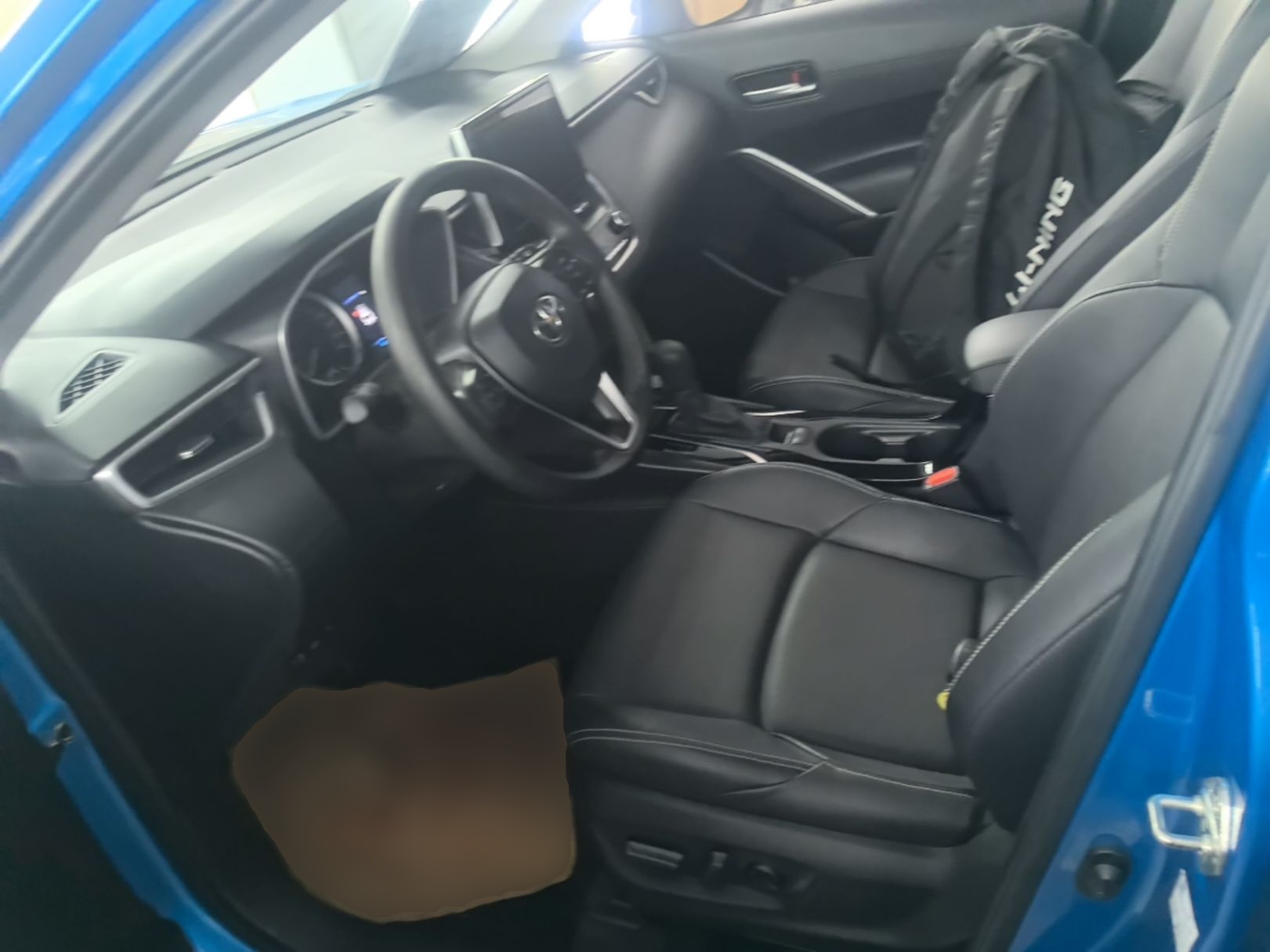 Vordere Reihe im Auto