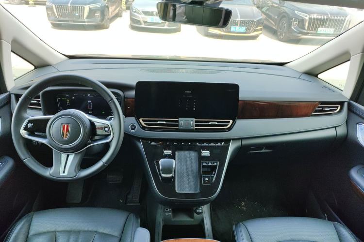 Used Hongqi HQ9 PHEV 2024 2.0T Four-Wheel Drive Luxury Edition Center Console