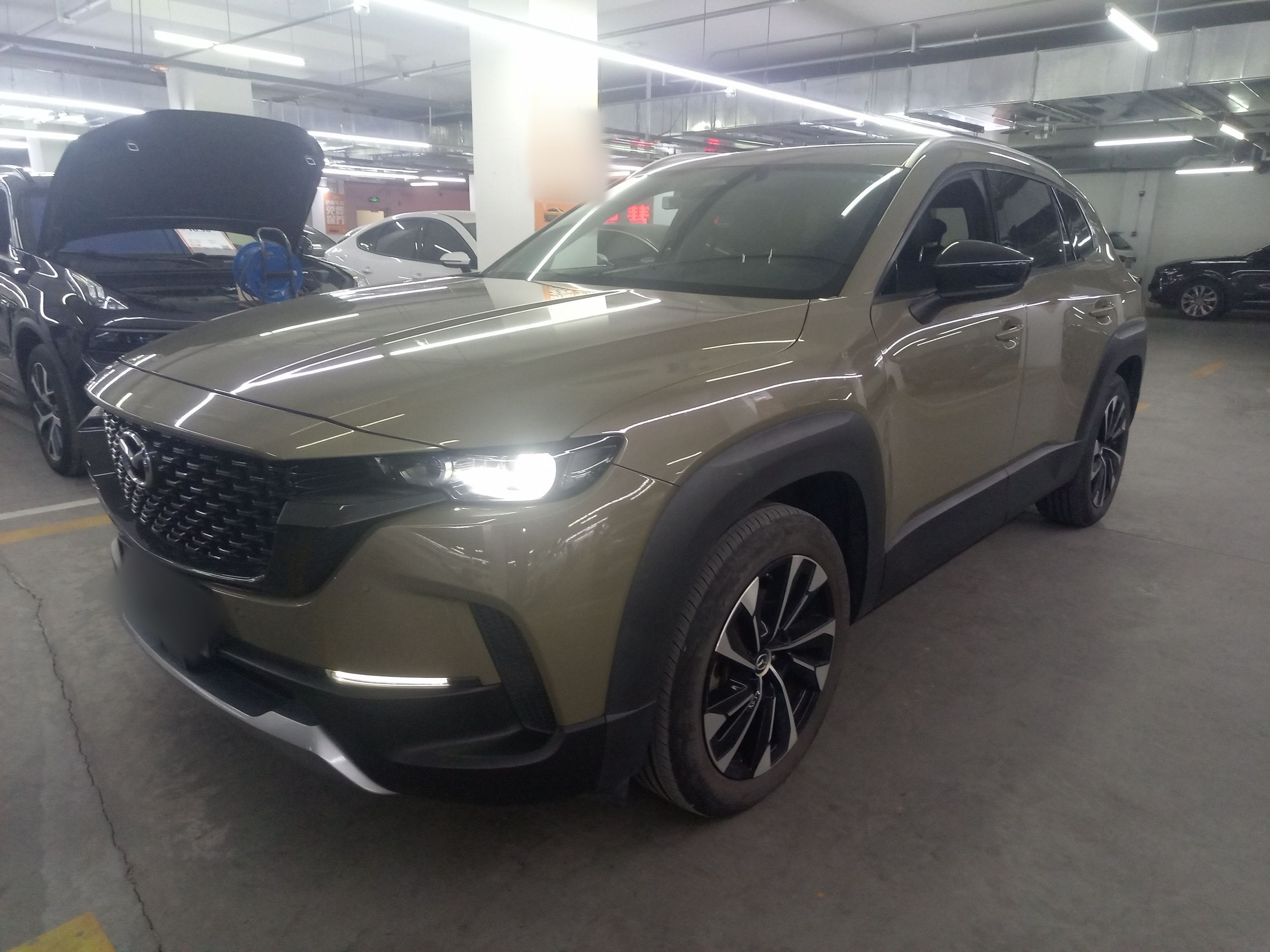 تحت مقدمة السيارة