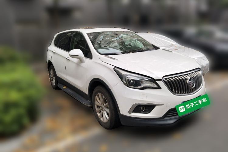 Used Buick Envision 2017 28T Four-Wheel Drive Elite Model Front Right 45 Deg