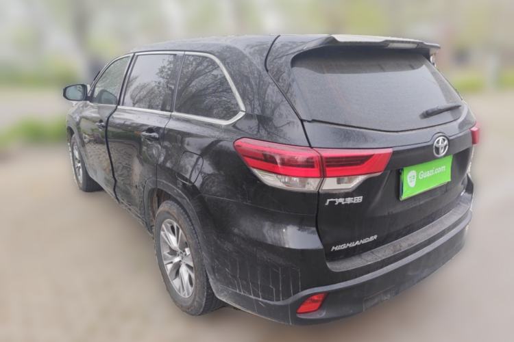 Used Toyota Highlander 2021 2.0T Four-Wheel Drive Elite Edition 7-Seater Rear Left 45 Deg