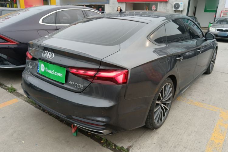 Used Audi A5 2024 Sportback 40 TFSI quattro Luxury Dynamic Model Rear Right 45 Deg