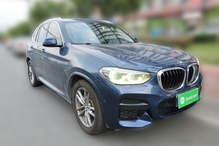 Used BMW X3 2020 xDrive25i M Sport Package Front Right 45 Deg