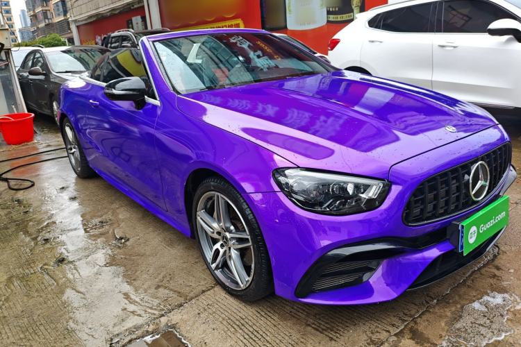 Used Mercedes-Benz E-Class 2018 E 200 4MATIC Convertible Coupe Front Right 45 Deg