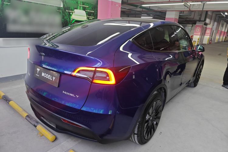 Used Tesla Model Y 2022 Long-Range All-Wheel-Drive Version Rear Right 45 Deg