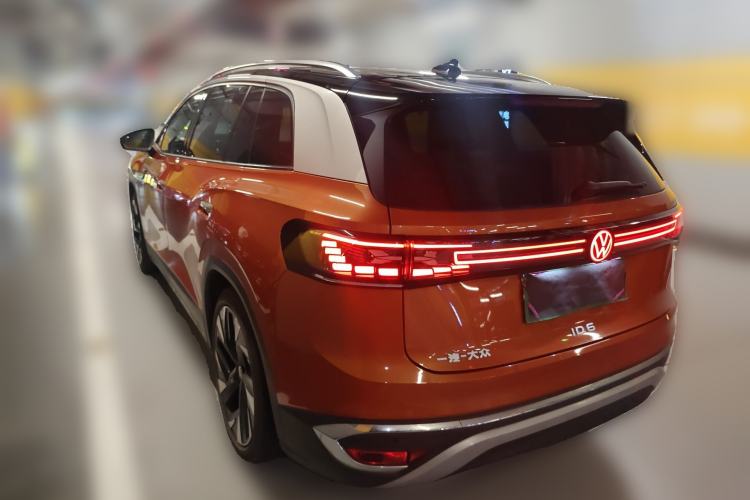 Used Volkswagen ID.6 CROZZ 2021 Long-Range PURE+ Edition Rear Left 45 Deg