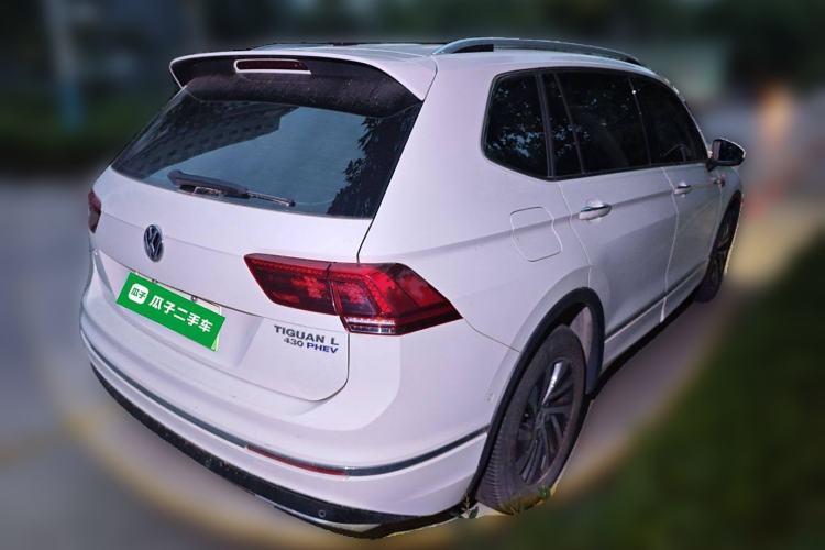 Used Volkswagen Tiguan L New Energy 2020 430 PHEV Plug-in Hybrid Flagship Edition Rear Right 45 Deg