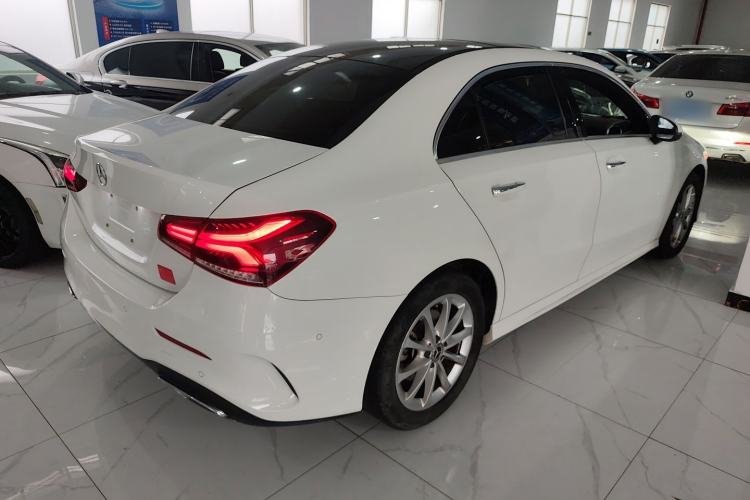 Used Mercedes-Benz A-Class 2022 Restyled A 200 L Sport Sedan Dynamic Version Rear Right 45 Deg