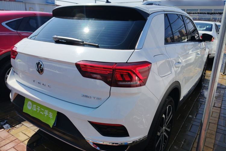 Used Volkswagen T-ROC 2020 280TSI DSG Two-Wheel Drive Comfort Version Rear Right 45 Deg