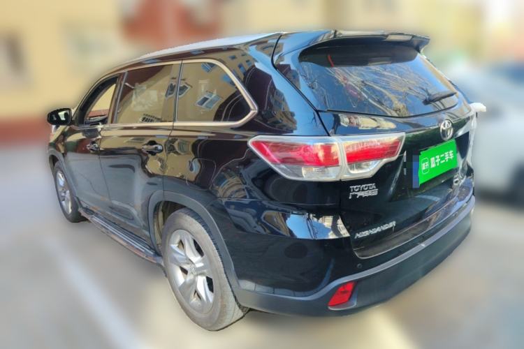Used Toyota Highlander 2015 2.0T Four-Wheel Drive Luxury Edition 7-Seater Rear Left 45 Deg