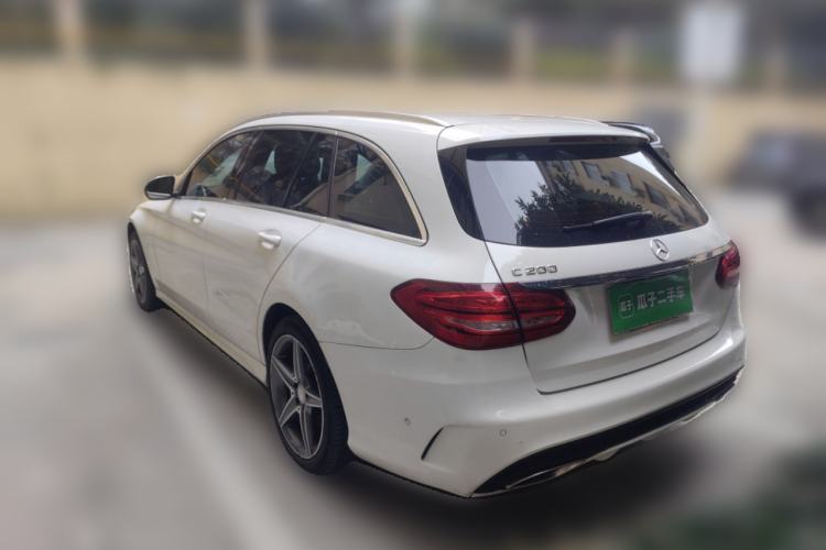 Used Mercedes-Benz C-Class 2015 C 200 station wagon Rear Left 45 Deg