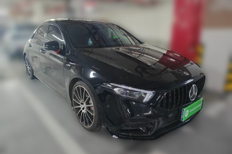 Used Mercedes-Benz A AMG 2022 AMG A 35 L 4MATIC Front Right 45 Deg